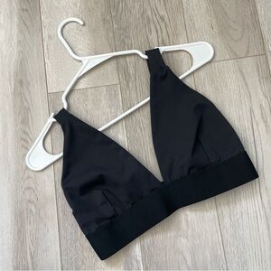 Tiger Friday Bra plunge sports womens Black (large) dancewear activewear workout